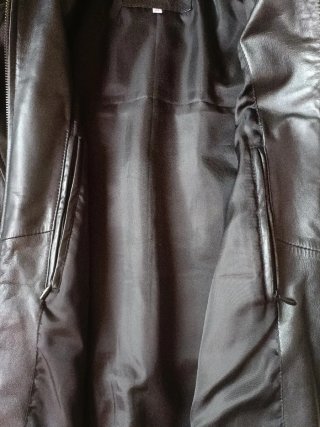 Giacca vera pelle Conbipel nera taglia 48