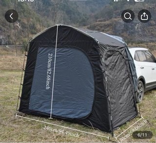Carpa para coche familiar