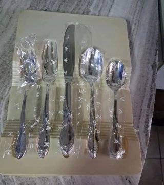 Set de cubiertos de plata AMETZZA
