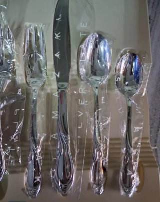 Set de cubiertos de plata AMETZZA
