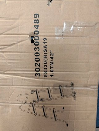 Bestway 58330 - Scala per piscine da 107 cm