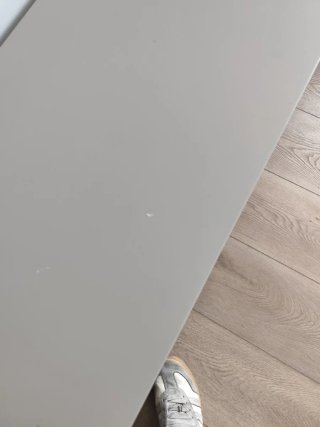 Mueble TV Beige con Laterales de Cristal