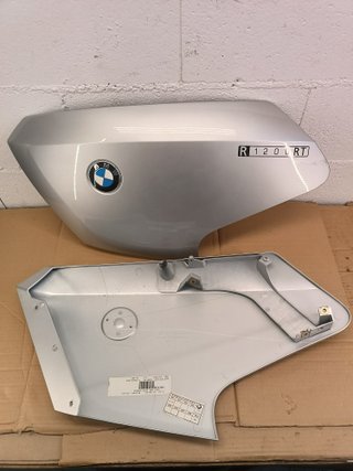 BMW R1200RT Carenado panel lateral plata cubierta