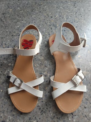 Sandalias Tino González Blancas Talla 38