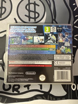 Pokémon Negro2 Nintendo DS ORIGINAL
