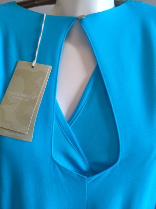 Vestito lungo turchese Rinascimento