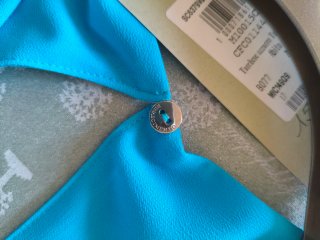 Vestito lungo turchese Rinascimento