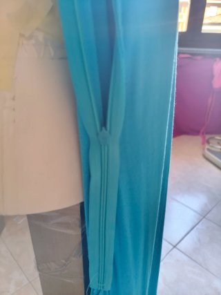 Vestito lungo turchese Rinascimento