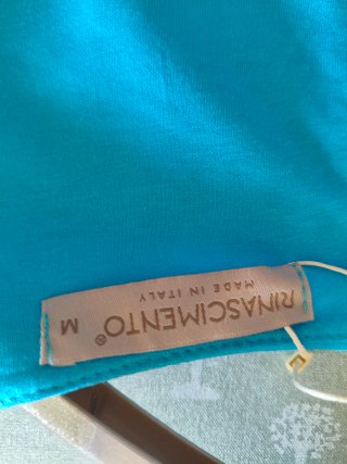 Vestito lungo turchese Rinascimento