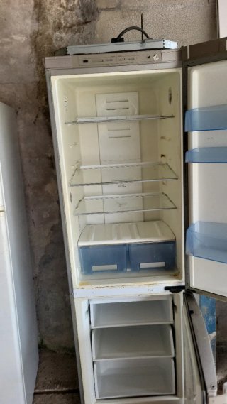 Frigorífico combi acero inoxidable