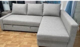 Sofa cama chaiselongue gris