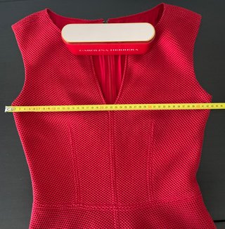 Vestido Rojo Carolina Herrera Talla M
