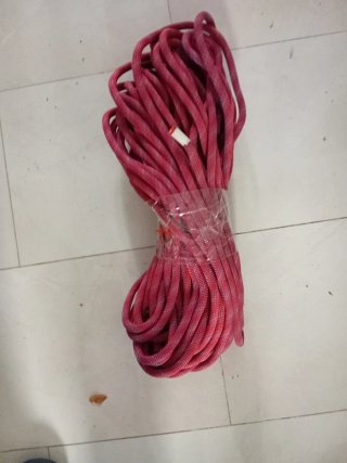 Cuerda de escalada/senderismo roja 34m/9,9mm