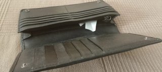Cartera Adolfo Domínguez Piel Negra Mujer