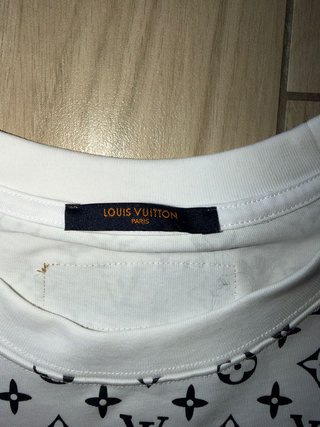 T-shirt Louis Vuitton bianca monogram