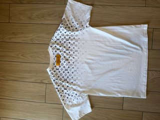 T-shirt Louis Vuitton bianca monogram