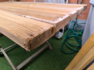 Tableros de madera para mesa rústica