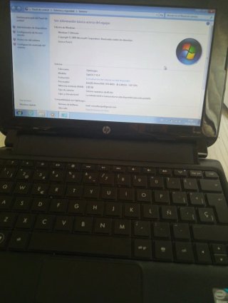 HP Mini Portátil Negro