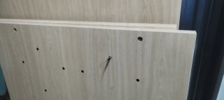 Mesa de madera 77x66 , 160x70