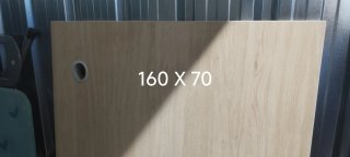 Mesa de madera 77x66 , 160x70