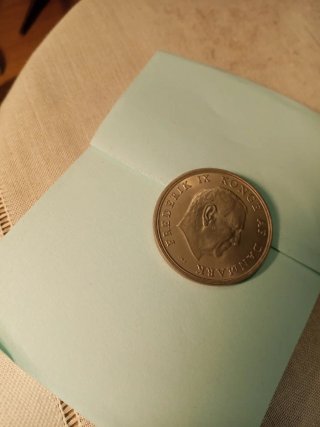 Moneta 5 Kroner 196 8 Danimarca