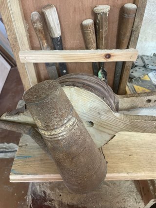 Fuelle sulfatador antiguo / espolvoreador
