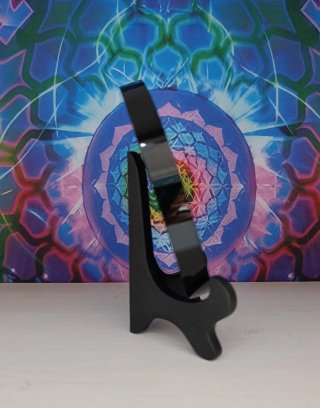 Espejo de obsidiana negra Disco de 12 cms
