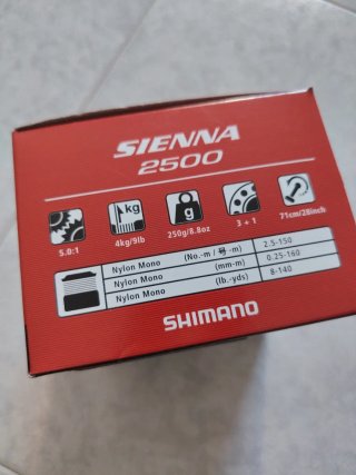 Carrete Shimano Sienna 2500