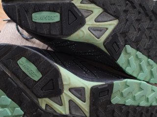 Zapatillas montaña Hi-Tec mujer grises y verdes
