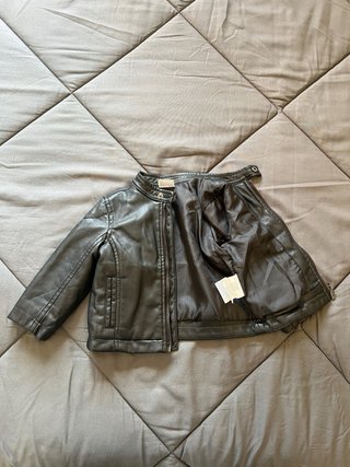 Giubbotto ecopelle nero Prenatal