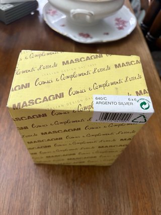 Cornice fiore silver plated Mascagni