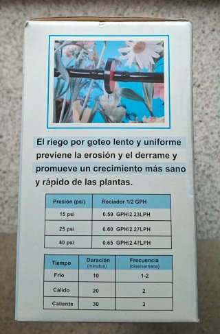 Kit riego automático Pluvia