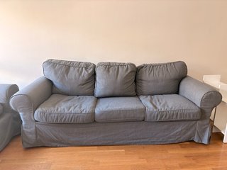Sofá 3 plazas Ektorp gris Ikea