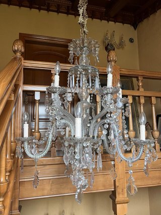 Lampadario in cristallo