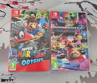 Super Mario Odyssey y Mario Kart 8 Deluxe