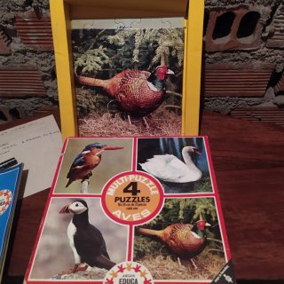 Puzzle Multi-Puzzle 4 Puzzles Aves