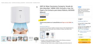 2 Secamanos Eléctricos AIKE Compactos