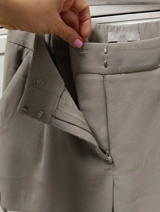Bermuda vestir H&M gris T.38