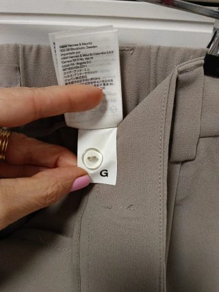 Bermuda vestir H&M gris T.38