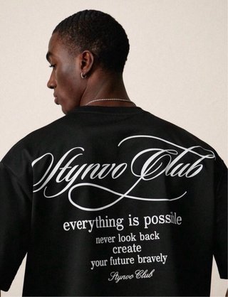Camiseta Negra Hynvoo Club