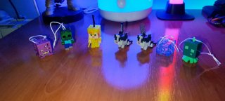 Llaveros Minecraft Figuras Colección Kinder