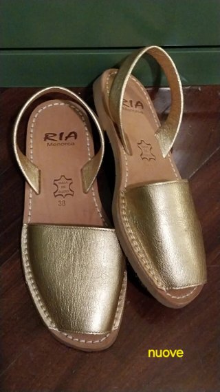 Sandali Ria Menorca Oro Tg 38
