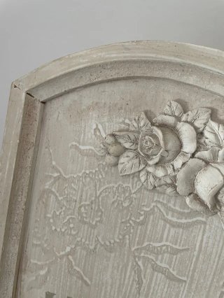 Cassetta portachiavi in legno decorata