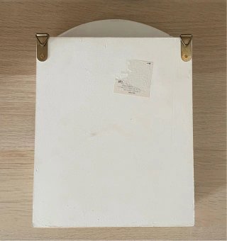 Cassetta portachiavi in legno decorata
