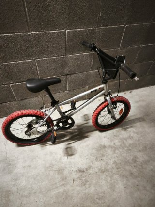 Bici BMX Btwin Wipe 500 16 pollici