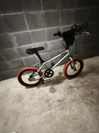 Bici BMX Btwin Wipe 500 16 pollici