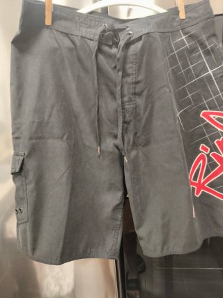 Bañador negro deportivo con dibujo