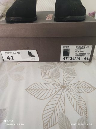 Botines Camila's Negros Mujer Talla 41