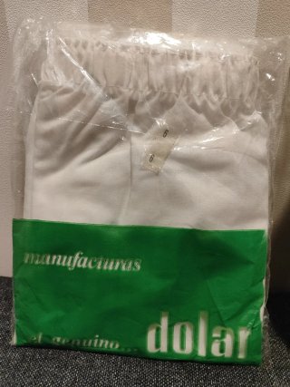 2 Calzoncillos Dolar Talla 6 (XL) Blanco