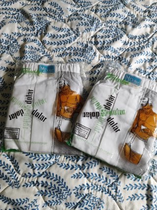 2 Calzoncillos Dolar Talla 6 (XL) Blanco